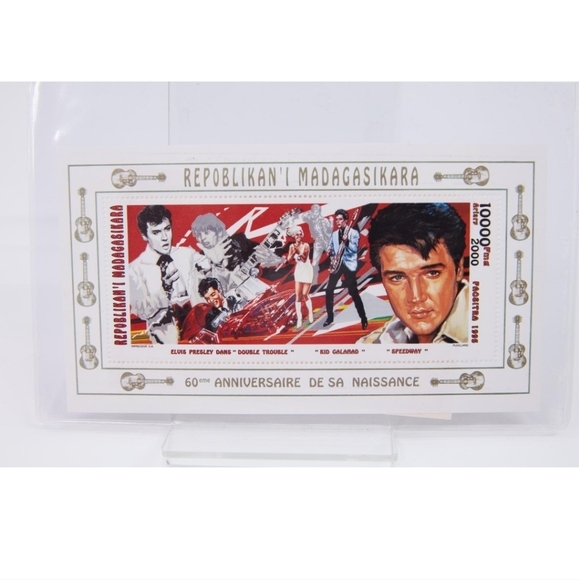 Elvis Stamps with Certification of Authentication RARE x 5 Collectors - Picture 5 of 15